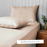 Silentnight Supersoft pink pillowcase pair standard size - British product