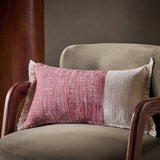 Habitat woven herringbone fringe cushion 30x50cm, UK version