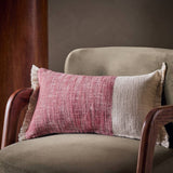Argos Habitat Woven Herringbone Fringe Cushion - 30x50cm- Buy online at McGrocer