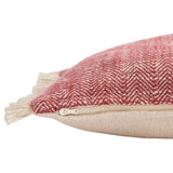 Habitat woven herringbone fringe cushion 30x50cm, UK version
