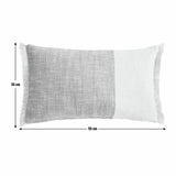 Habitat woven herringbone fringe cushion 30x50cm, UK version