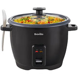 Breville Rice Cooker Black 1.8L, imported from the UK