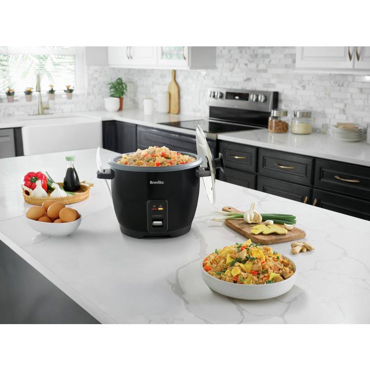 Breville Rice Cooker Black 1.8L, imported from the UK
