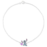 Argos Disney Sterling Silver Stitch and Heart Charm Bracelet- Buy online at McGrocer
