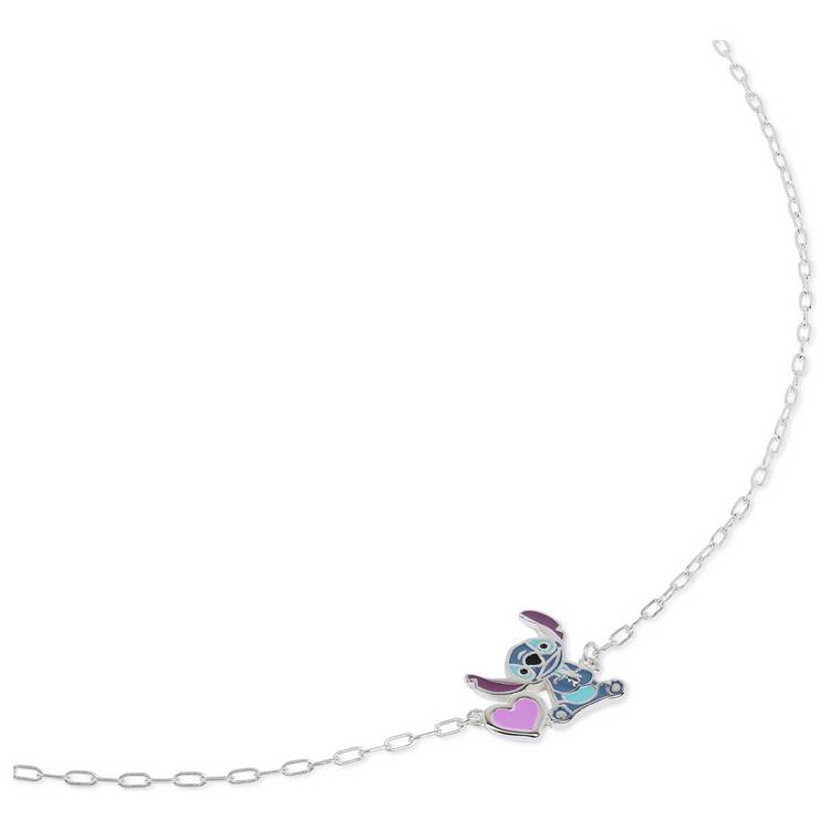 Disney Stitch charm bracelet sterling silver 23cm - British product