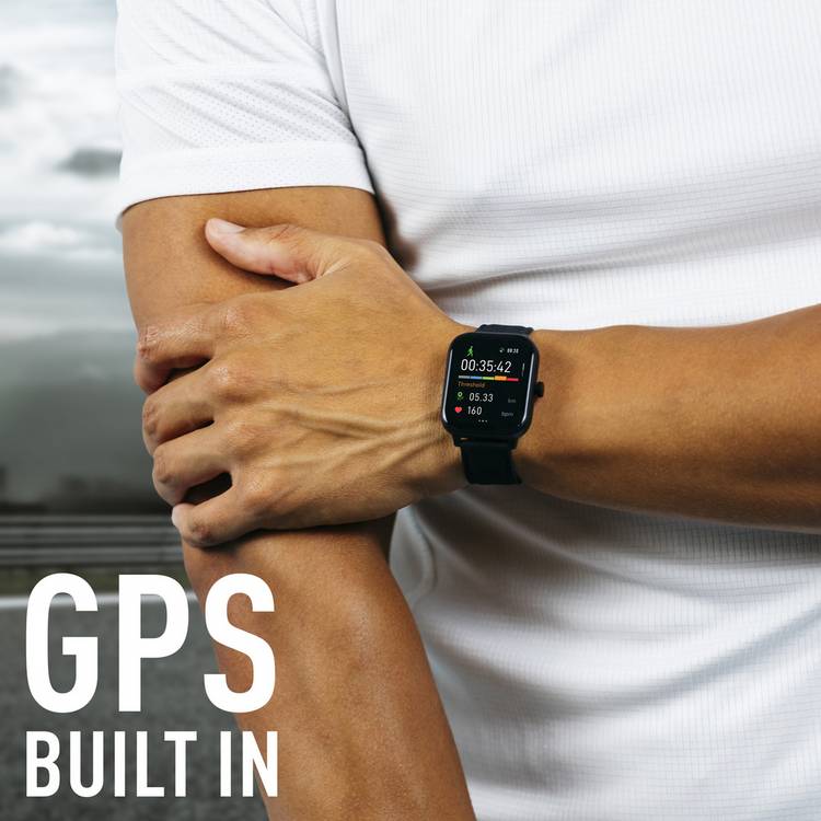 Reflex Active Series 44 Black smart watch, imported from the UK