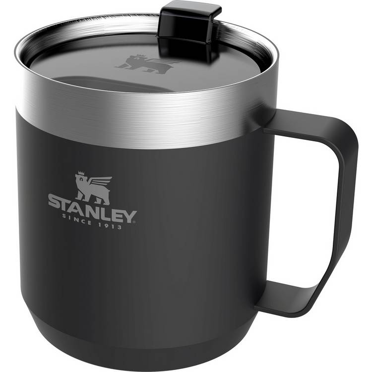 Stanley Camp black travel mug 350ml, UK version