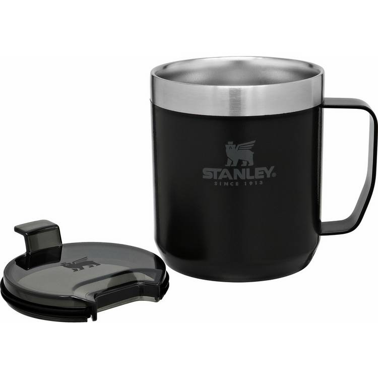 Stanley Camp black travel mug 350ml, UK version
