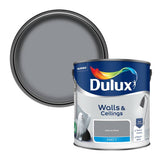 Argos Dulux Walls & Ceilings Matt Paint Natural Slate - 2.5L- Buy online at McGrocer