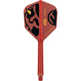 Target Star Wars Darth Maul K-Flex dart flights and shafts, UK version
