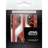 Target Star Wars Darth Maul K-Flex dart flights and shafts, UK version