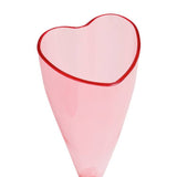 Argos Home heart shaped flute glasses pack of 2 (British brand)