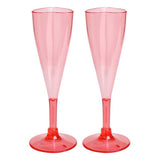 Argos Home heart shaped flute glasses pack of 2 (British brand)