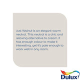 Dulux Walls & Ceilings matt paint Just Walnut 5L, UK version