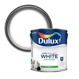 Dulux Pure Brilliant White silk paint 2.5L (British brand)