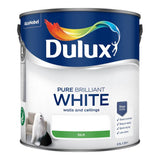 Dulux Pure Brilliant White silk paint 2.5L (British brand)
