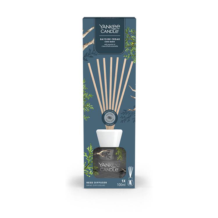 Yankee Bayside Cedar reed diffuser 100ml, UK version