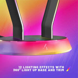 STEALTH Glow gaming headset stand black, UK version