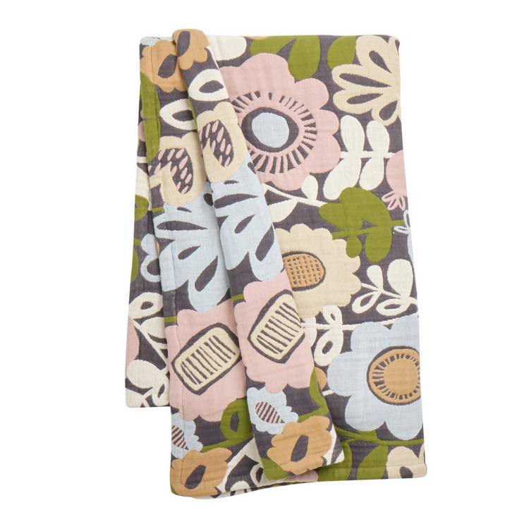 Habitat x Scion Kukkia floral throw 125x150cm - British product