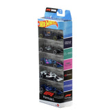 Hot Wheels Formula 1 5-pack die-cast cars 1:64 scale, imported from the UK