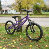 Falcon Moonstone 20 inch kids mountain bike purple (British brand)