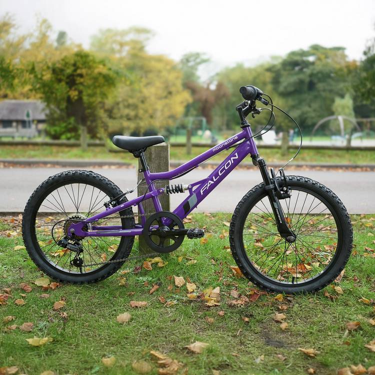 Falcon Moonstone 20 inch kids mountain bike purple (British brand)