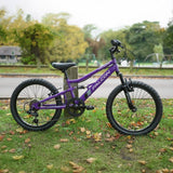Falcon Moonstone 20 inch kids mountain bike purple (British brand)