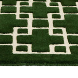 Habitat green wool rug 120x170cm (British brand)