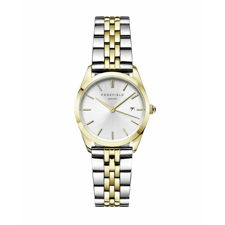 Rosefield Ace XS ladies duotone steel bracelet watch, imported from the UK