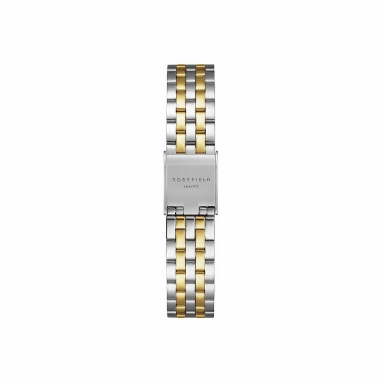 Rosefield Boxelle ladies duotone steel bracelet watch, imported from the UK