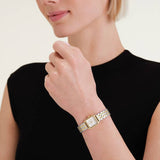 Rosefield Boxelle ladies duotone steel bracelet watch, imported from the UK