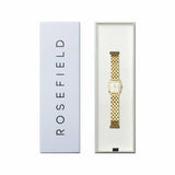 Rosefield Boxelle Steel Gold Ladies Bracelet Watch, UK version
