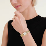 Rosefield Boxelle Steel Gold Ladies Bracelet Watch, UK version