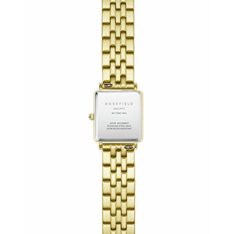 Rosefield Boxy XS ladies gold bracelet watch, imported from the UK