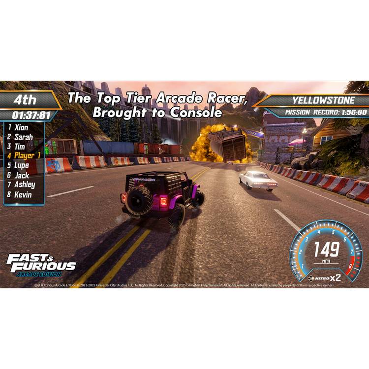 Fast & Furious Arcade Edition PS5 game - British product