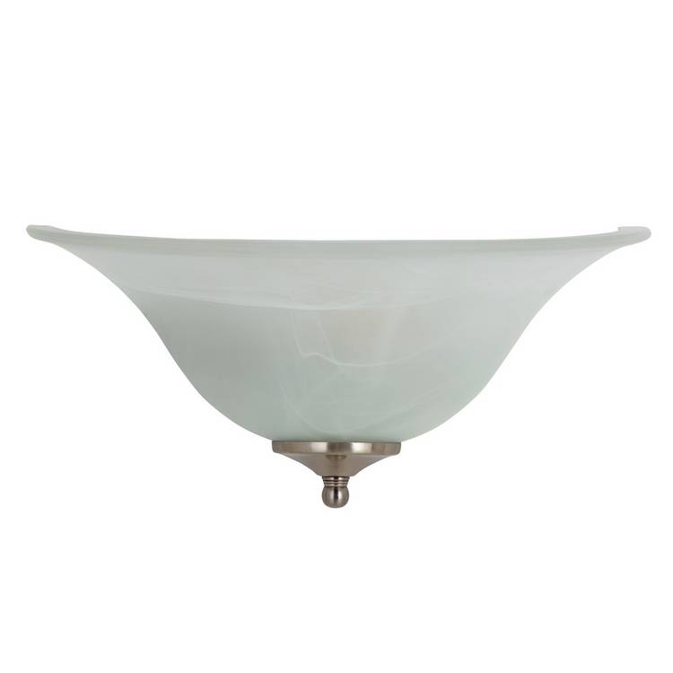 Argos Home Alabaster wall light with opal glass shade (British brand)