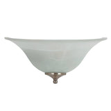 Argos Home Alabaster wall light with opal glass shade (British brand)