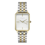 Rosefield Octagon ladies duotone steel bracelet watch - British product