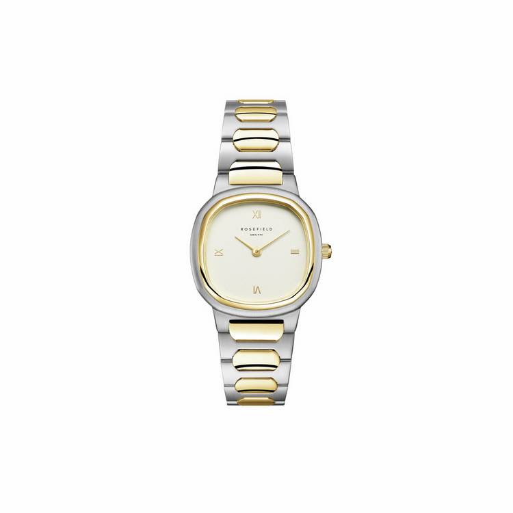 Rosefield Gaia duotone steel ladies bracelet watch 30mm, UK version