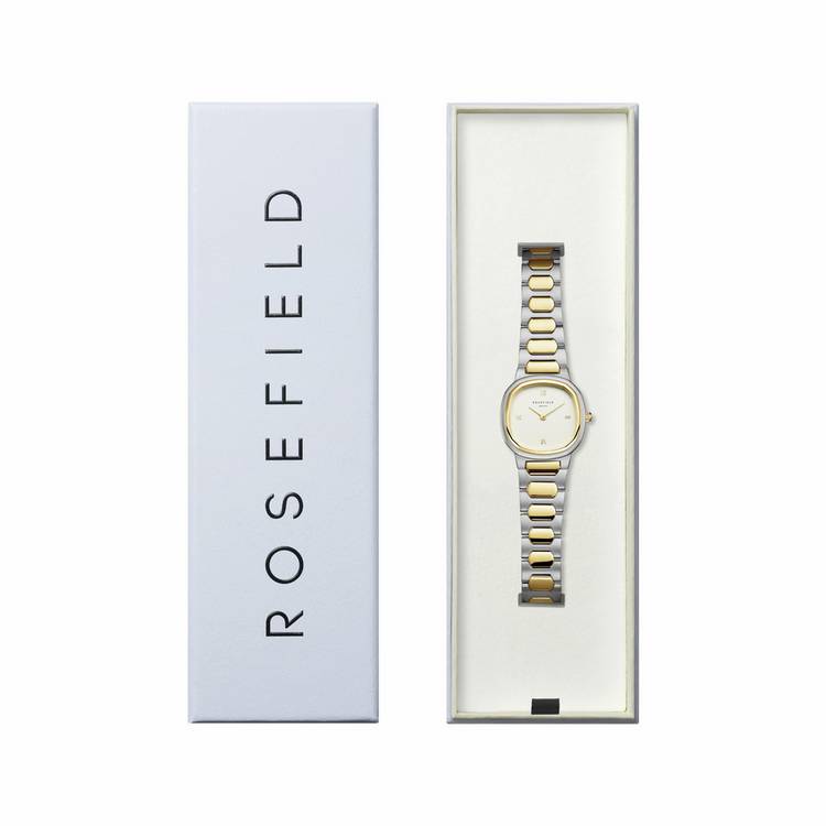 Rosefield Gaia duotone steel ladies bracelet watch 30mm, UK version