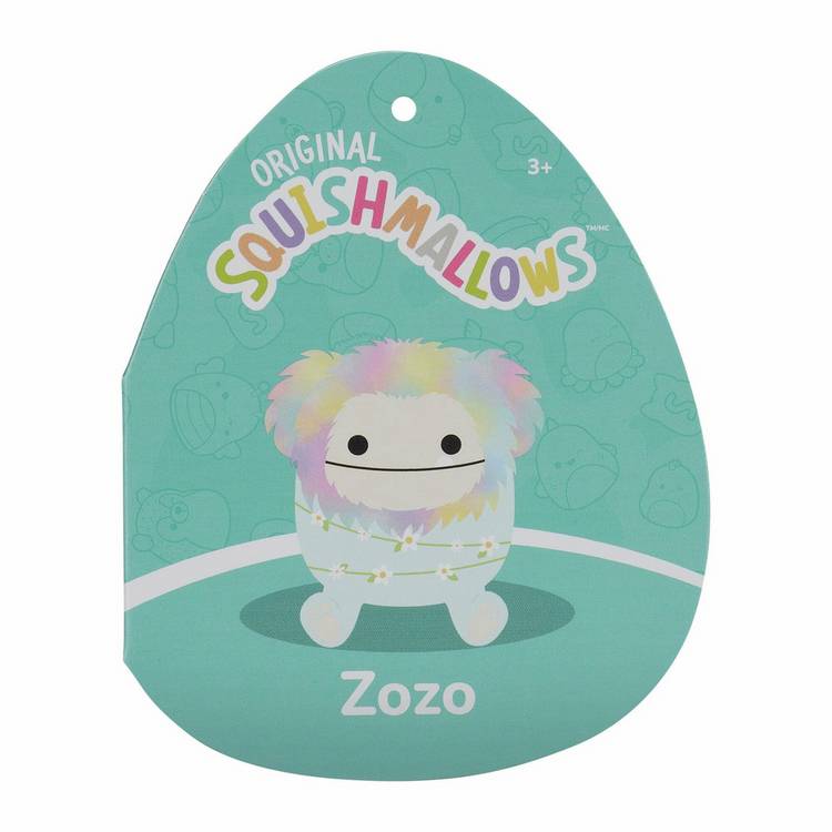 Squishmallows Zozo Rainbow Bigfoot plush toy 7.5 inch (British brand)