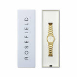 Rosefield Gaia ladies bracelet watch gold 30mm (British brand)