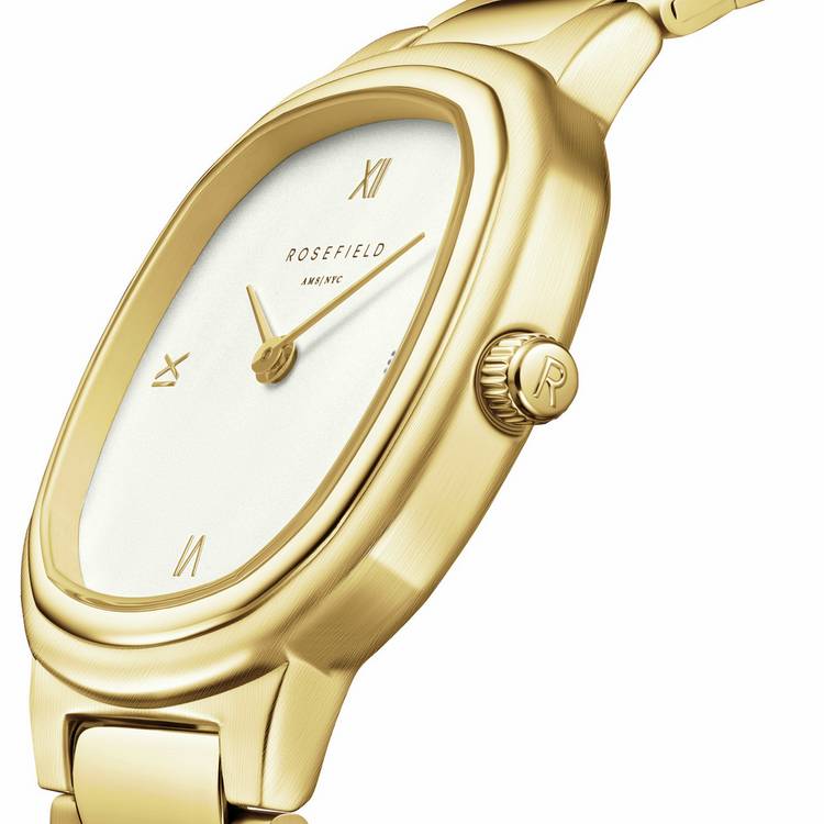 Rosefield Gaia ladies bracelet watch gold 30mm (British brand)