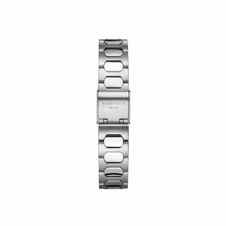 Rosefield Gaia ladies watch silver dial steel bracelet 30mm, UK version