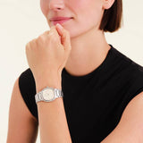 Rosefield Gaia ladies watch silver dial steel bracelet 30mm, UK version