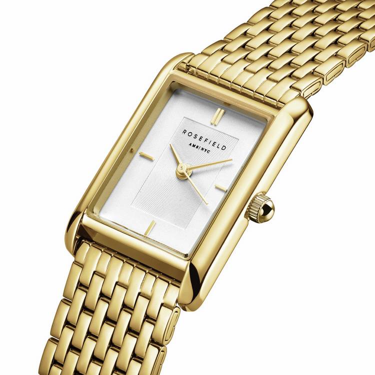 Rosefield Heirloom ladies watch gold bracelet, UK version