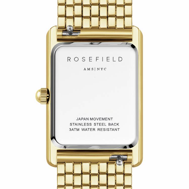 Rosefield Heirloom ladies watch gold bracelet, UK version
