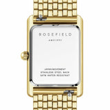 Rosefield Heirloom ladies watch gold bracelet, UK version