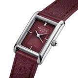 Rosefield Heirloom watch burgundy leather strap 30mm (British brand)
