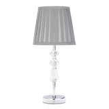 Argos Home Kilmore grey pleated table lamp - British product